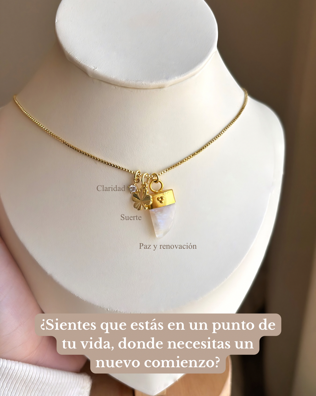 Collar Paz, renovación, suerte y claridad ✨
