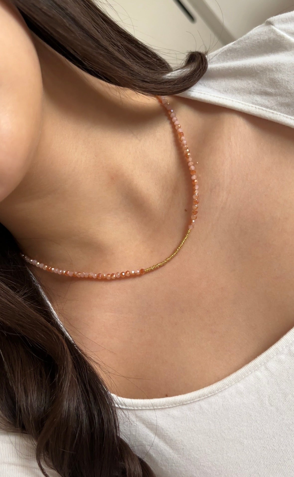 Collar Lara ✨ Ágata facetada