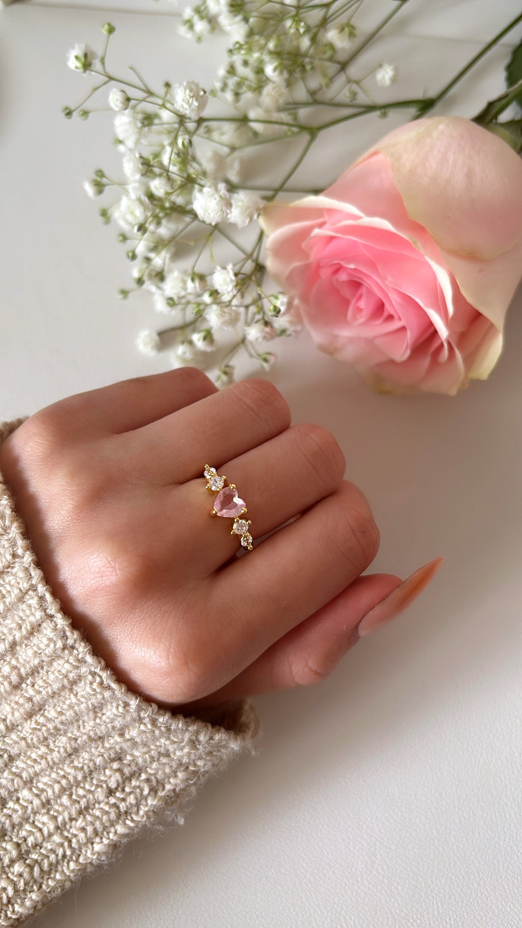 Anillo de Promesa Destello ✨ Ajustable