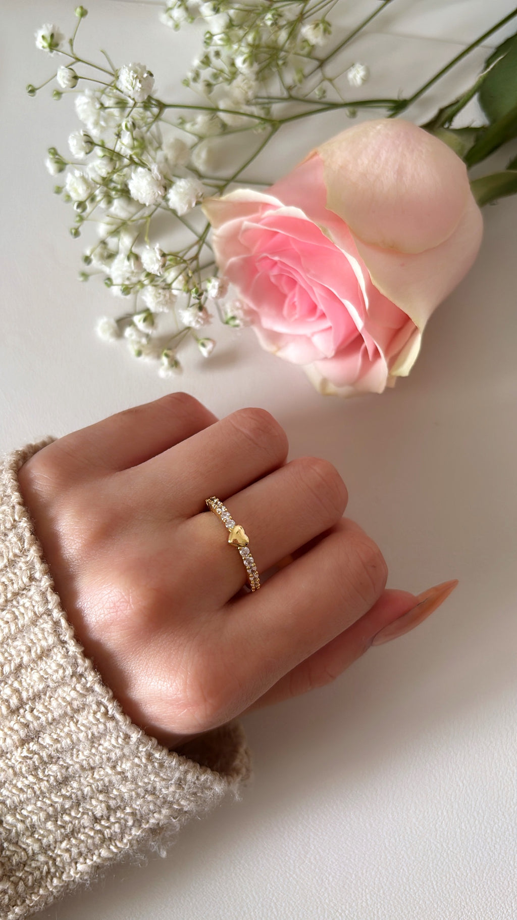 Anillo De Promesa Eterna ✨ Ajustable