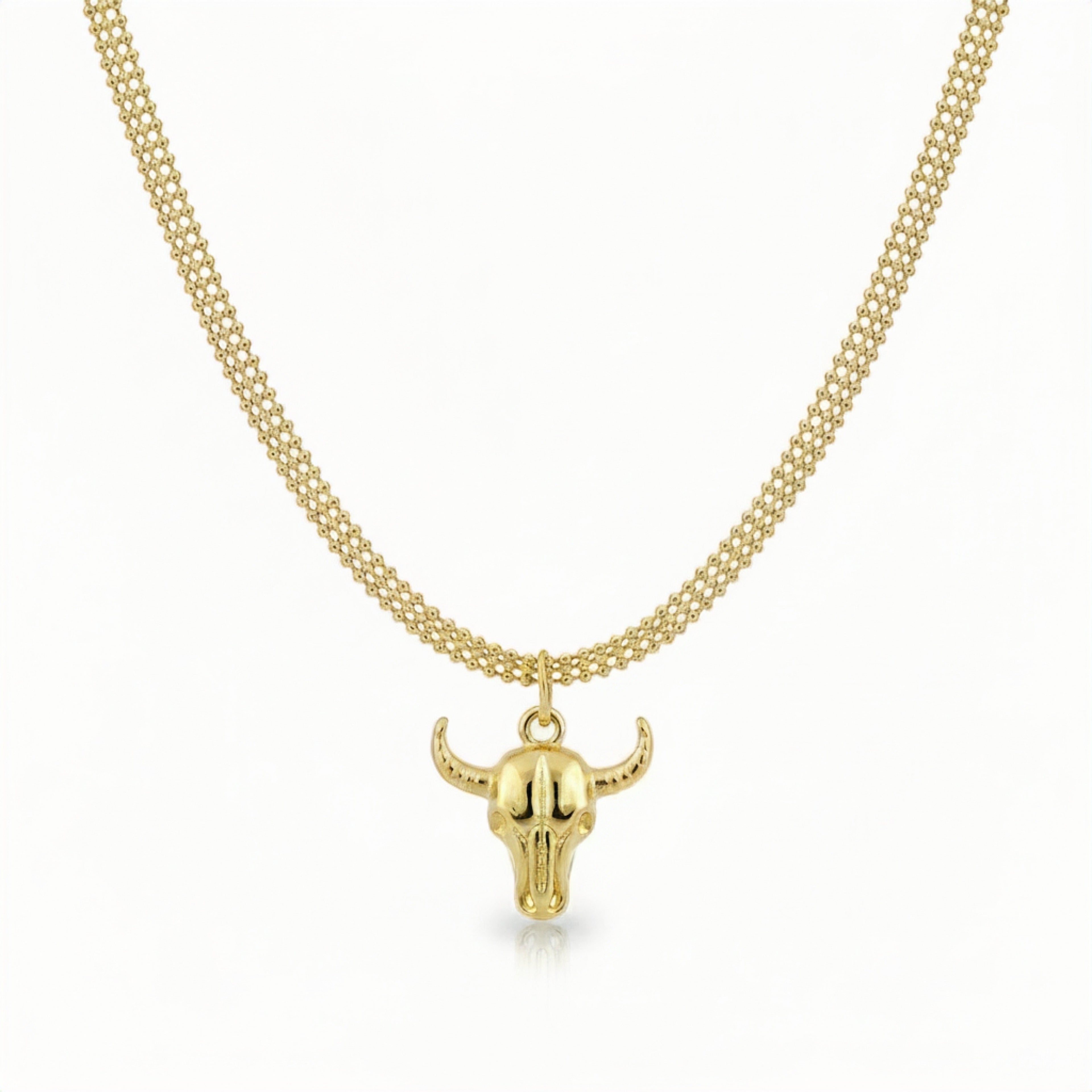 Collar THE BUEY ✨ Enchape oro 18k