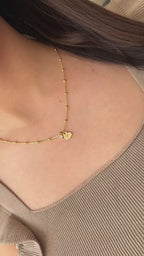 • Cadena de inicial y punto de luz ✨