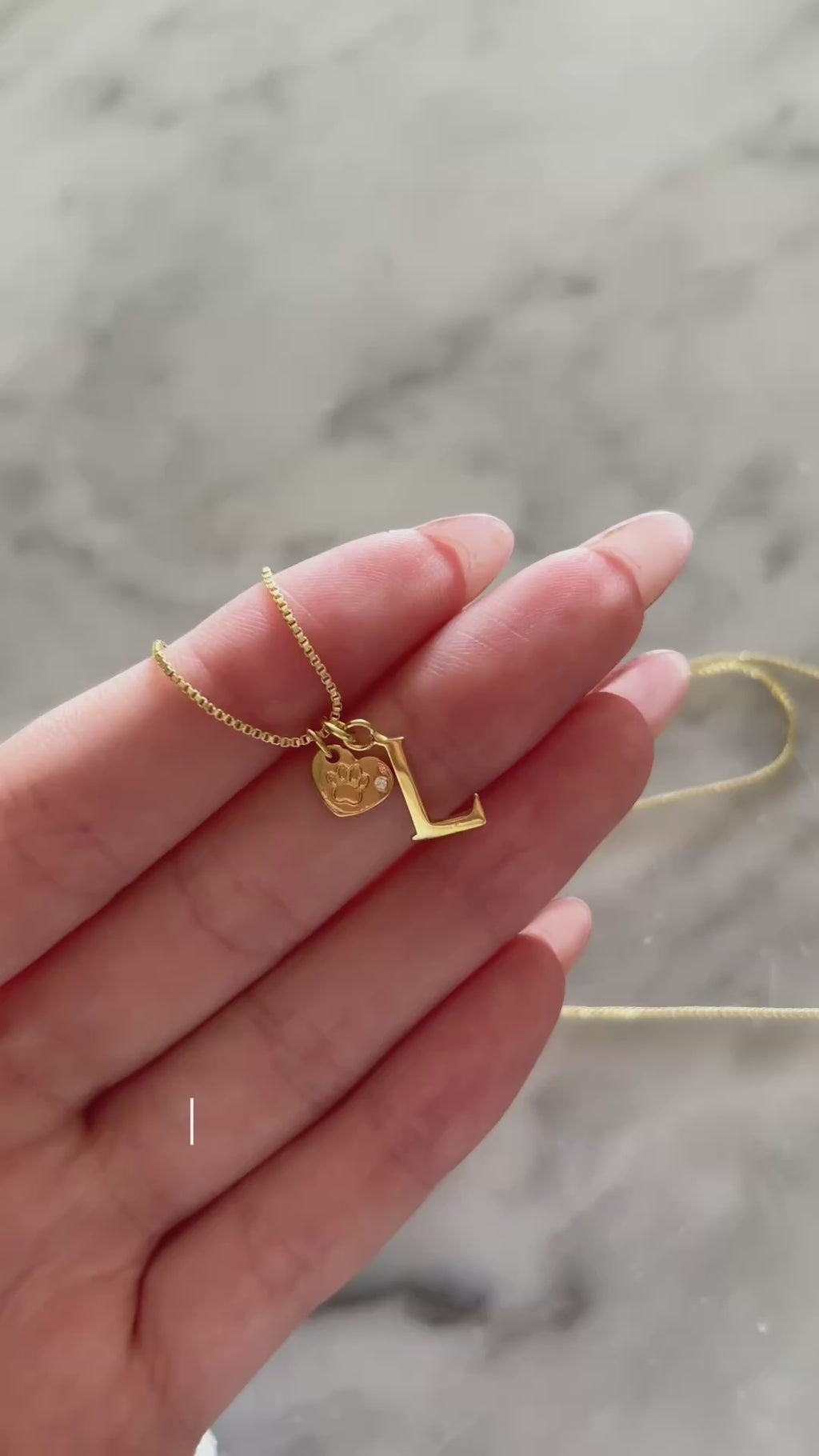 Cadena “Siempre Juntos” Inicial y Patita ✨